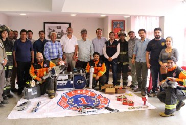 Primera Compañía recibe motores y herramientas hidráulicas Lukas
